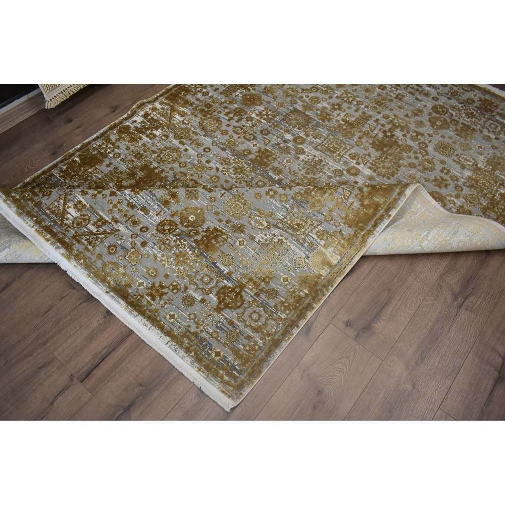 Gümüşsuyu İpekzade100 13945 Makine Halısı - Gold - 160X230