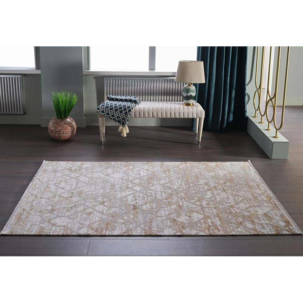 Gümüşsuyu Viera 13551 Makine Halısı - Sarı - 160X230