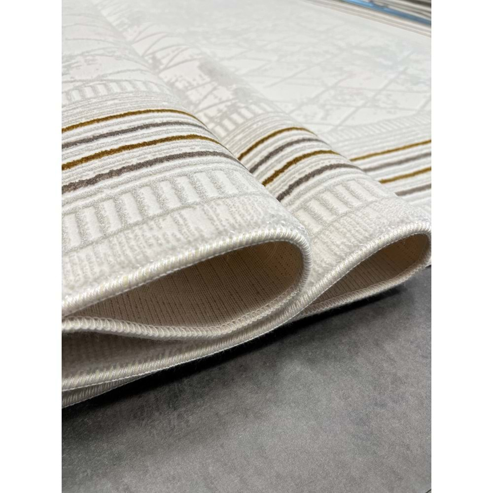 Woolen Diamond 8509 Makine Halısı - Gold - 100X200 - ST01187-Gold-100X200