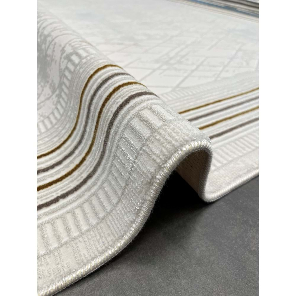 Woolen Diamond 8509 Makine Halısı - Gold - 100X200 - ST01187-Gold-100X200