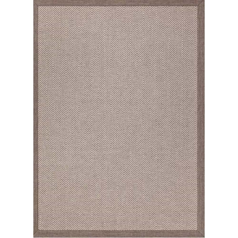 Koza Sısalo Bordure B3421 C Makine Halısı - 100 CM - ST01410-Krem Natural -B-100 CM