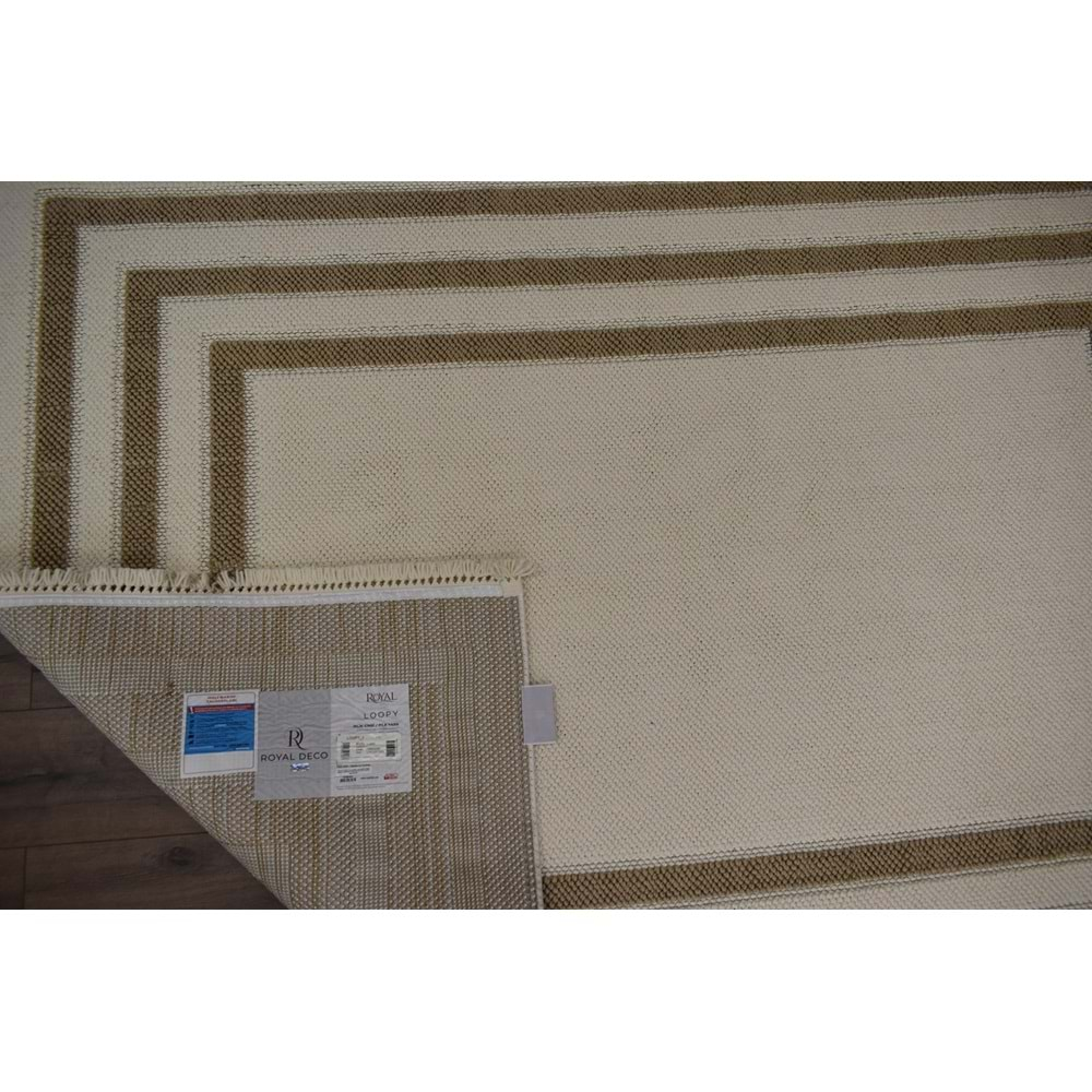 Royal Loopy LQ06C Makine Halısı - 120X180 - ST01472-Desenli-120X180