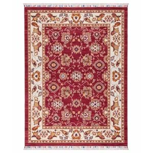 Koza Gördes 7206 Makine Halısı - 165X244 - ST01355-Bordo-165X244